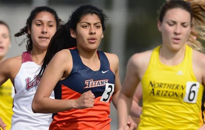 Fuentes Sets New PR to Lead Titans at UCLA