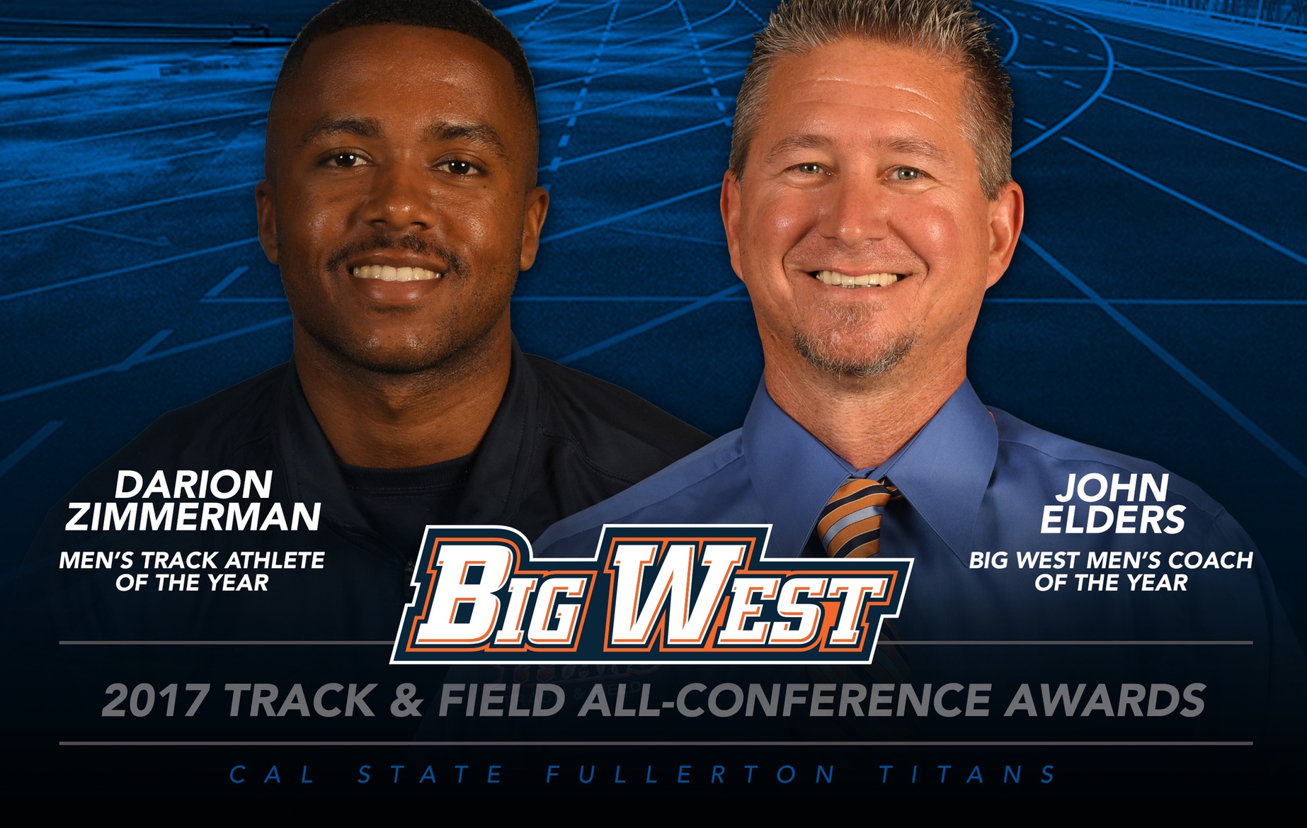Elders Named Men's Coach of the Year; Zimmerman Athlete of the Year