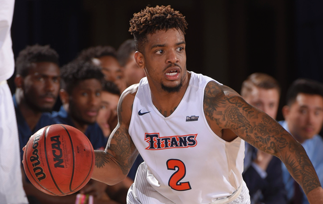 Leslie Scores Career High 21 but Titans Fall at UNLV