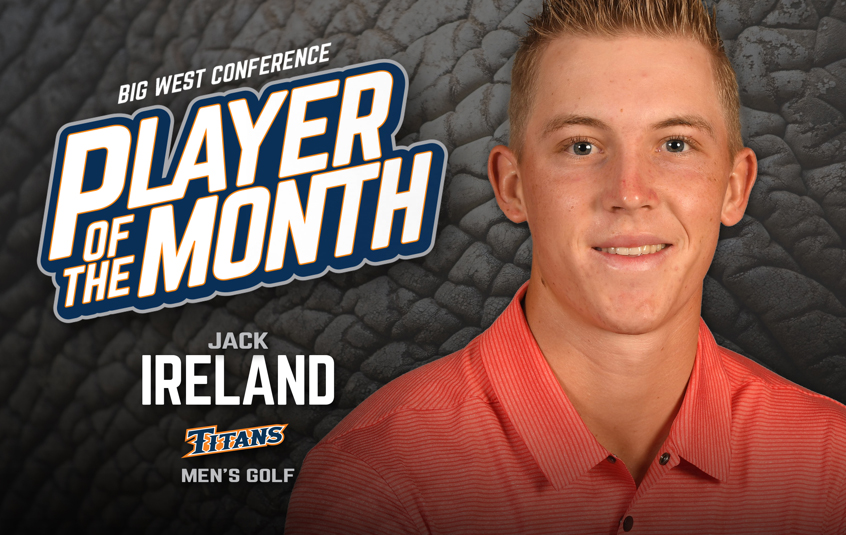 Ireland Named Big West Golfer of the Month