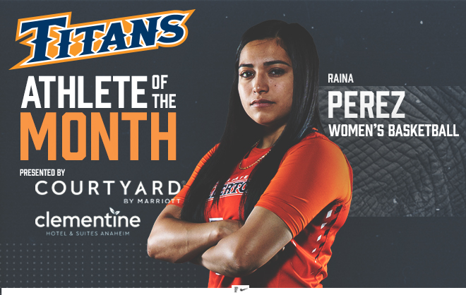 Perez Named Titans Student-Athlete of the Month