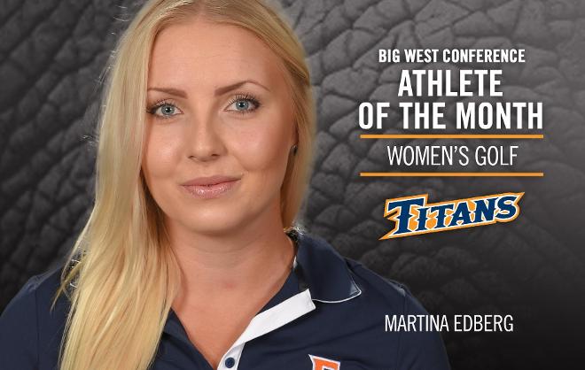 Edberg Named Big West Conference Women’s Golfer of the Month