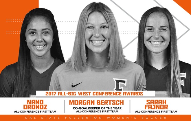 Fullerton Claims Nine Big West All-Conference Honors