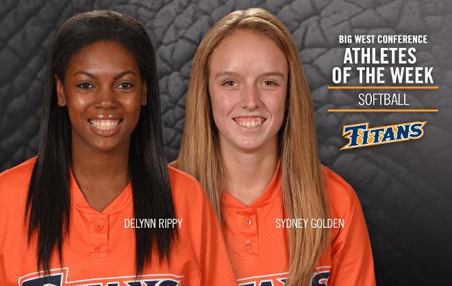 Golden, Rippy Earn Big West Conference Weekly Honors