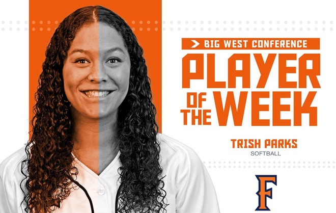 Parks Earns First Career Big West Pitcher of the Week