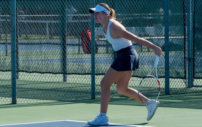 The Titans Sweep Both Tennis Matches Over APU and Westcliff
