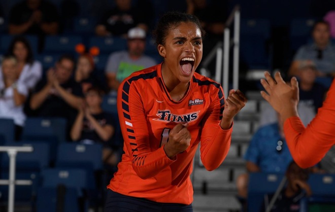 FEATURE: Taking the Long Way Pays Off for Fullerton Volleyball’s Felicia Marshall