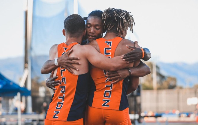 Men's 4x400-meter relay team. Credit Lloyd Sicard.