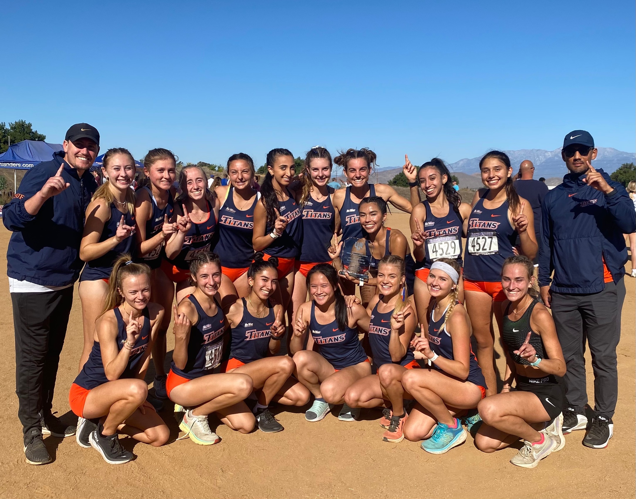 Titan women finish first place at UCR Invite
