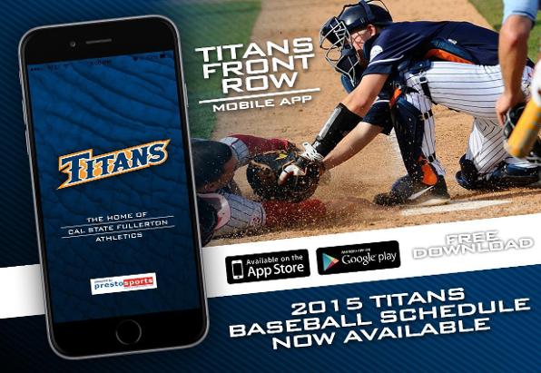 Titans Release 2015 Baseball Schedule