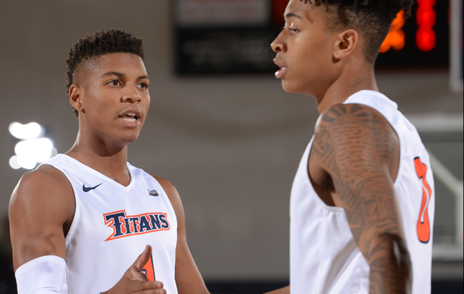 Allman, Coggins Lead Fullerton to Victory in Double Overtime Thriller Against Portland State