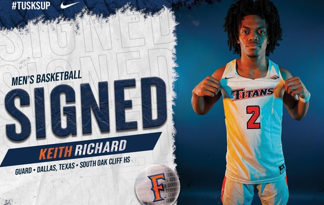 Keith Richard Signs Letter of Intent with Men’s Basketball