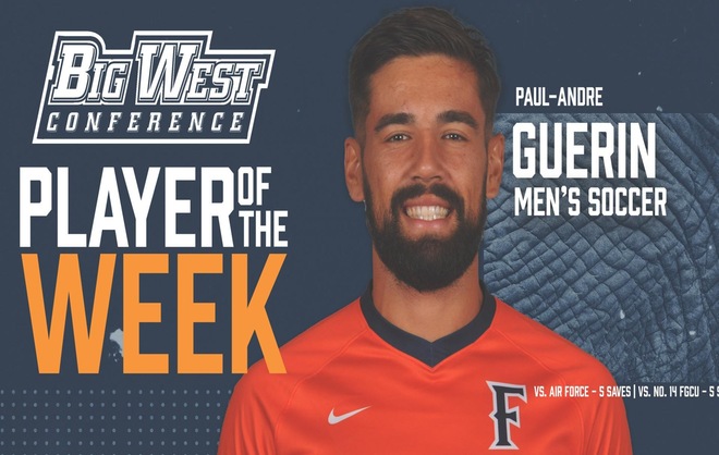 Guerin Named Big West Defensive Player of the Week