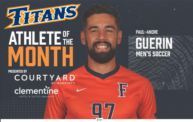Guerin Earns Titans Student-Athlete of the Month