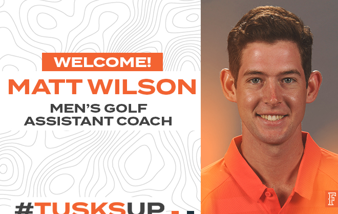 Coach Drotter announces Matt Wilson as the new Assistant Coach for Men's Golf