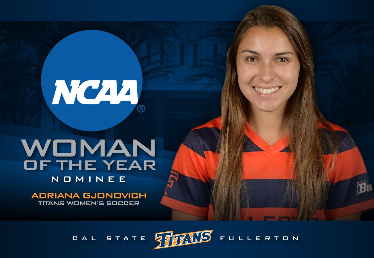 Gjonovich Selected as NCAA Woman of the Year Honoree