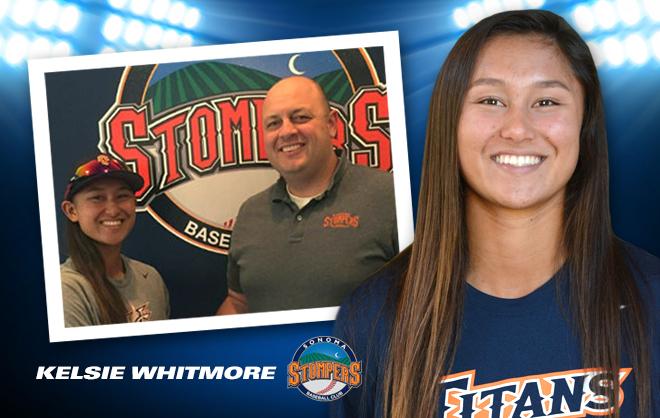 Future Titan Softball Player Kelsie Whitmore Signs with Sonoma Stompers