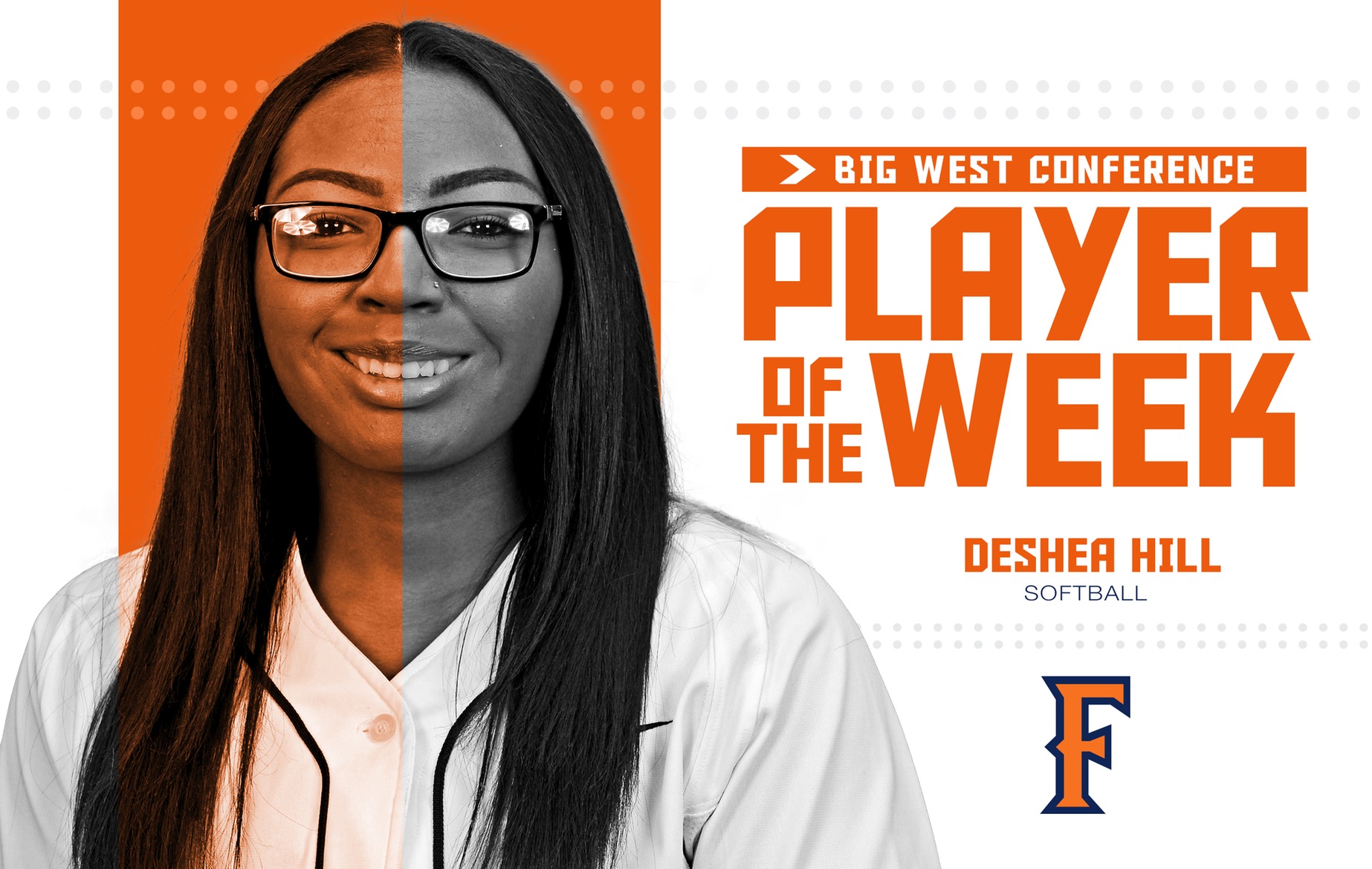 Hill Takes Home Second Big West Player of the Week Award