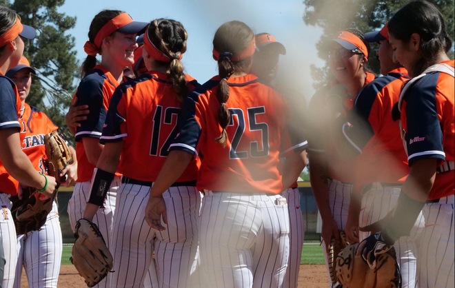 Softball Sweeps Doubleheader over Bakersfield as Sutherlin tosses no-hitter in Game 1