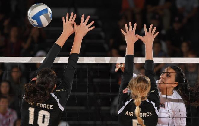 Schneider Smacks Down 16 Kills but Titans Fall to Air Force in Four